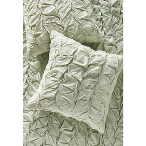 Anthropologie Textured Graysen Sham Euro Sage NEW